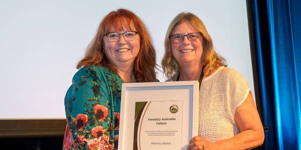 Former PFT CEO receives Forestry Australia fellow honour