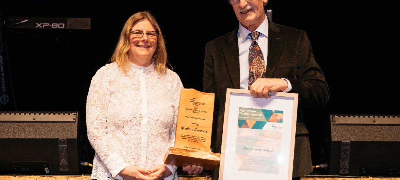 North-West farmer named Tasmanian Tree Farmer of the Year